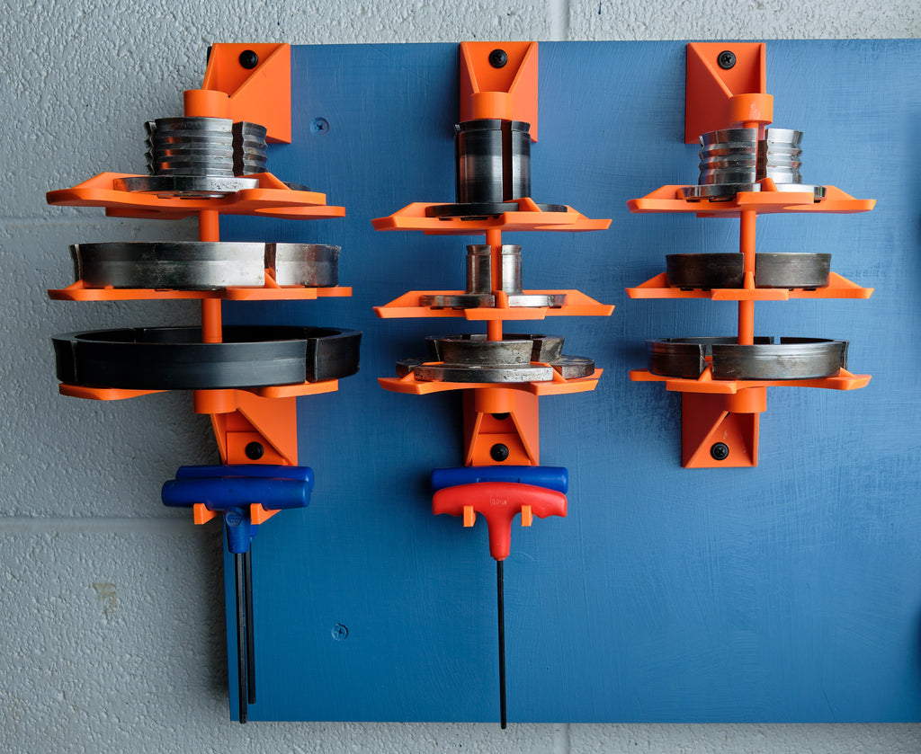 Chuck Jaw Wall Mounted Holder with Rotating Carousel - Ultimate Storage Solution
