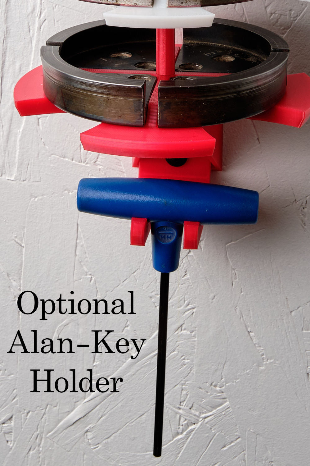Chuck Jaw Wall Mounted Holder with Rotating Carousel - Ultimate Storage Solution
