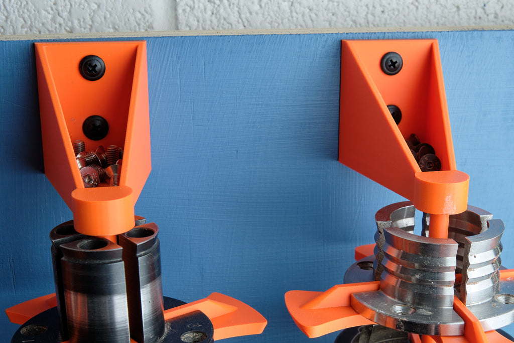 Chuck Jaw Wall Mounted Holder with Rotating Carousel - Ultimate Storage Solution