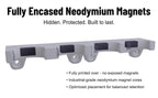 Quad Rack-a-Tool – Modular Wall Rack for 4 Turning Tools
