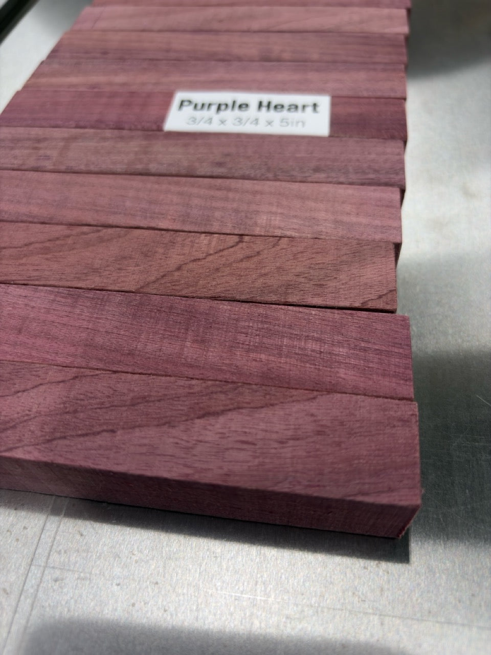 Purpleheart Wood Pen Blanks for Turning – 10 Pack