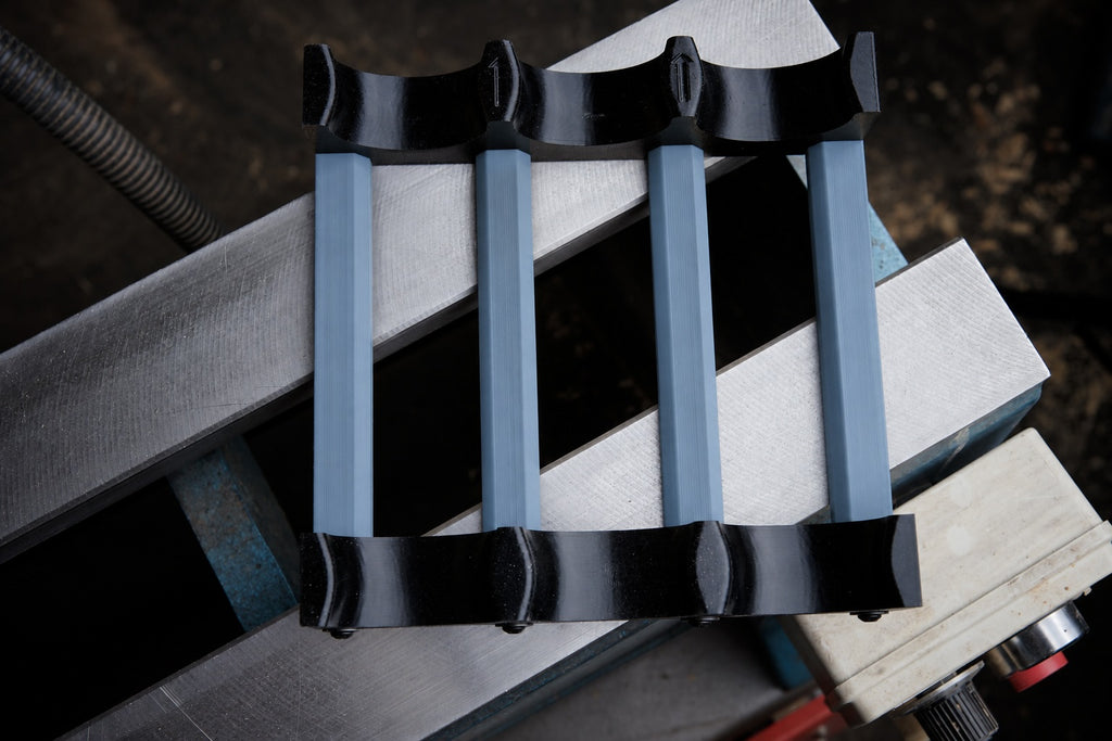 Lathe Bed Rack-a-Tool – Magnetic 3-Tool Rack