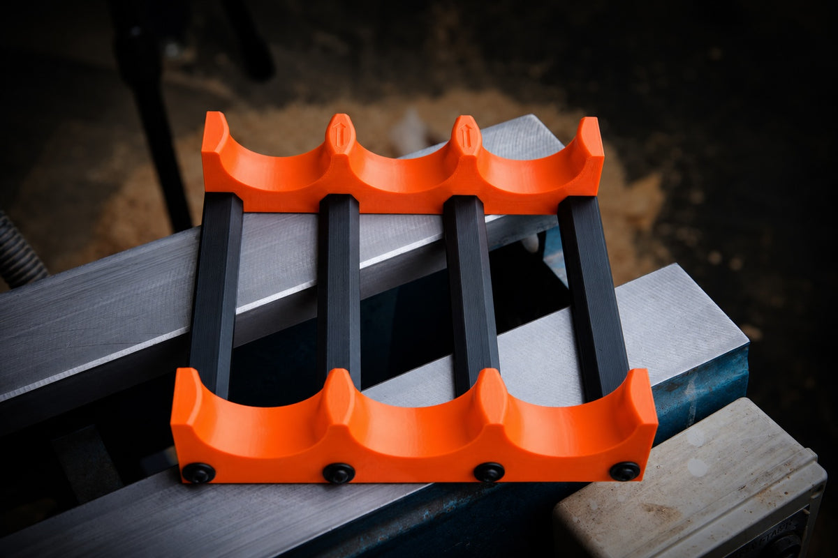 Lathe Bed Rack-a-Tool – Magnetic 3-Tool Rack