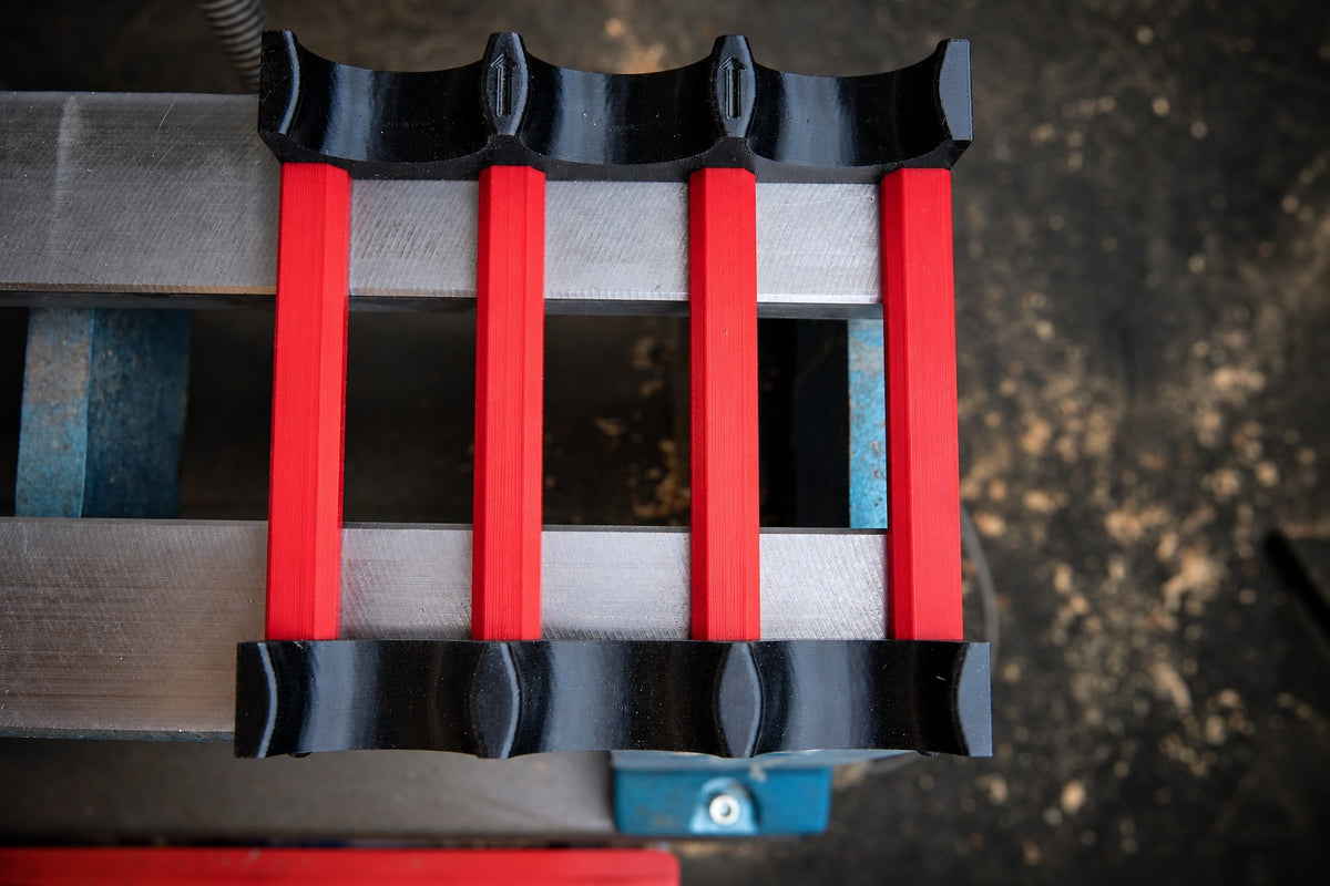 Lathe Bed Rack-a-Tool – Magnetic 3-Tool Rack