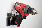 Milwaukee M12 Drill & Impact Driver Wall Mount with 20-Bit Storage