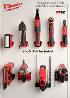 Milwaukee Fuel M12 Orbital Detailed Sander Wall Mounted Holster Rack