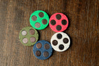 (Set of 5) Plastic-Encased Magnetic Tool Holder with adhesive backing: Keep Your Tools Secure on your wood lathe, drill press, or tool box.