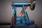 (Set of 5) Plastic-Encased Magnetic Tool Holder with adhesive backing: Keep Your Tools Secure on your wood lathe, drill press, or tool box.