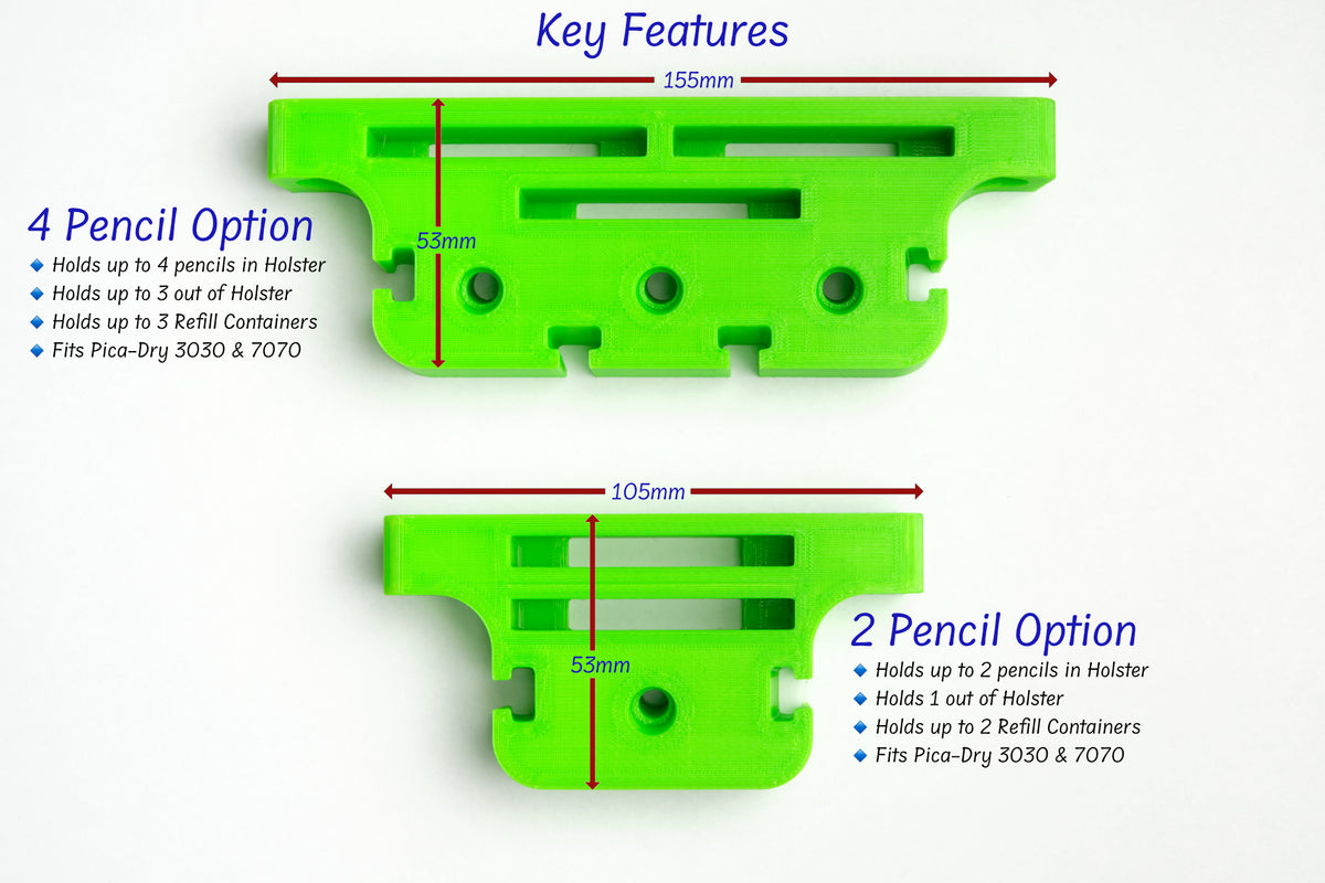 Pica-Dry 3030 & 7070 Wall Mount Holder – 3D Printed Storage Solution