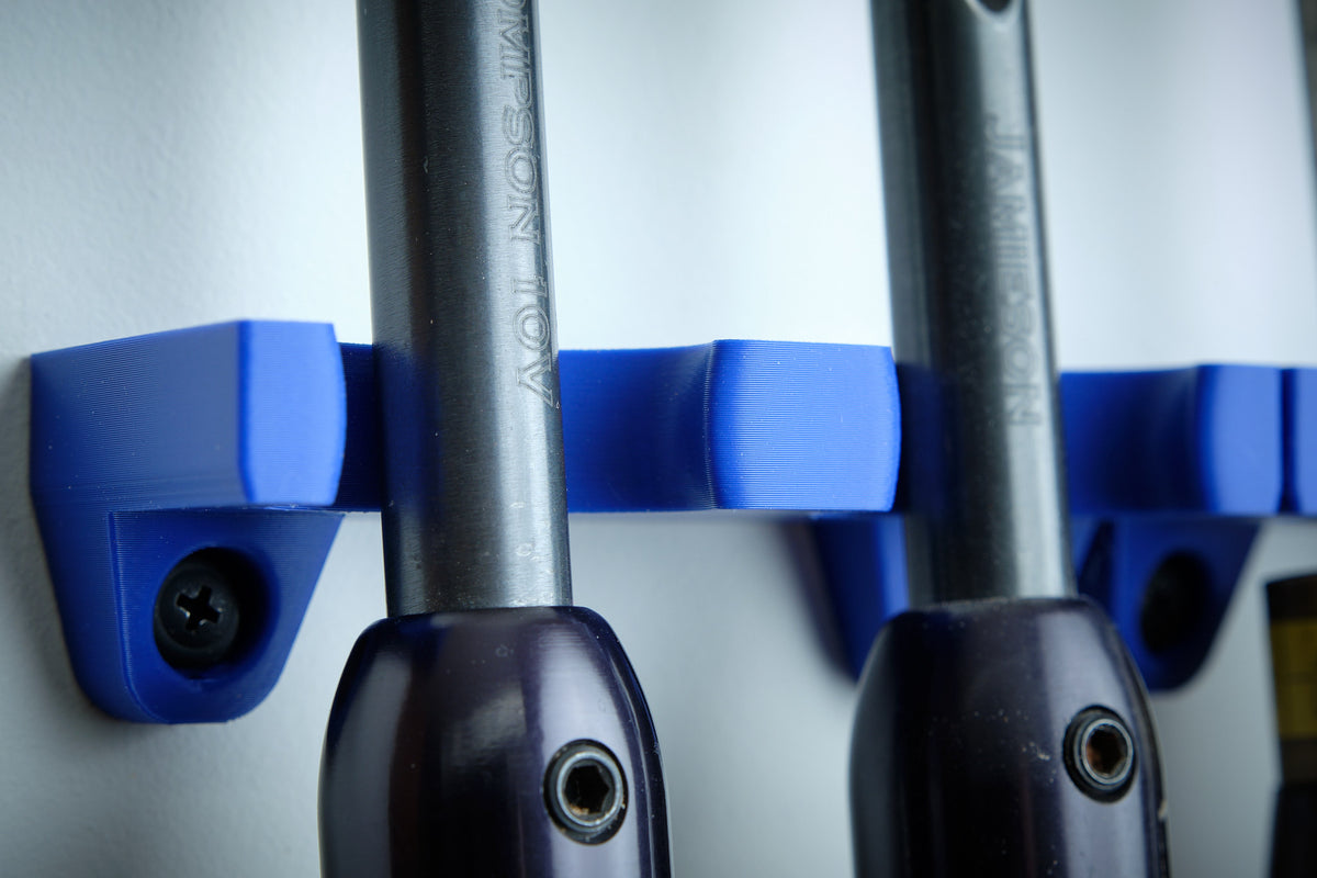 Quad Rack-a-Tool – Modular Wall Rack for 4 Turning Tools