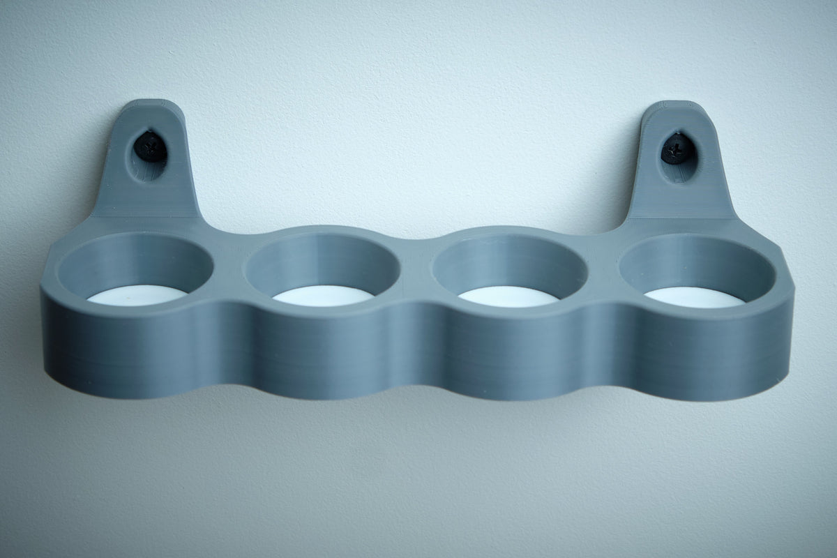 Quad Rack-a-Tool – Modular Wall Rack for 4 Turning Tools