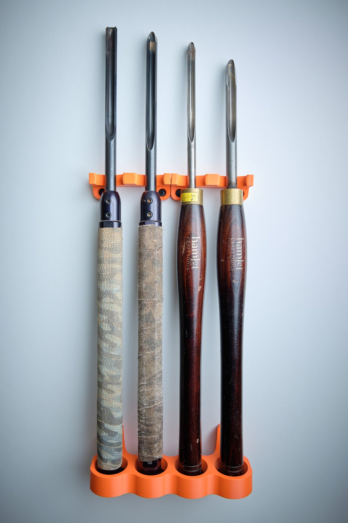 Quad Rack-a-Tool – Modular Wall Rack for 4 Turning Tools
