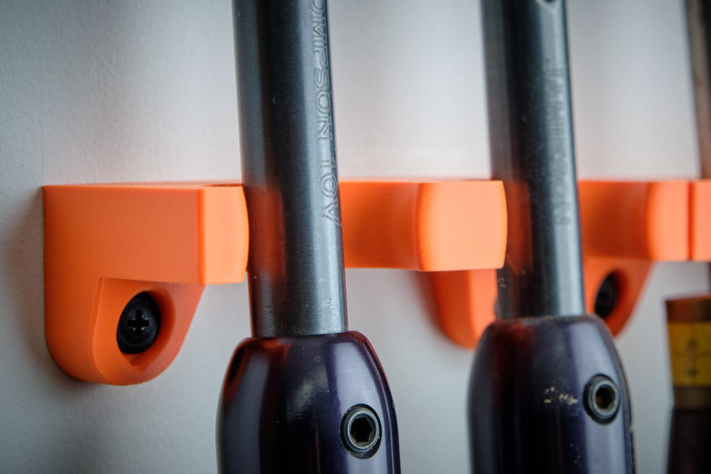 Quad Rack-a-Tool – Modular Wall Rack for 4 Turning Tools