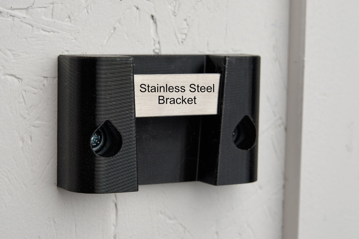 Universal Tape Measure Wall Mount – 3D Printed Holder with Embedded Stainless Steel Bracket
