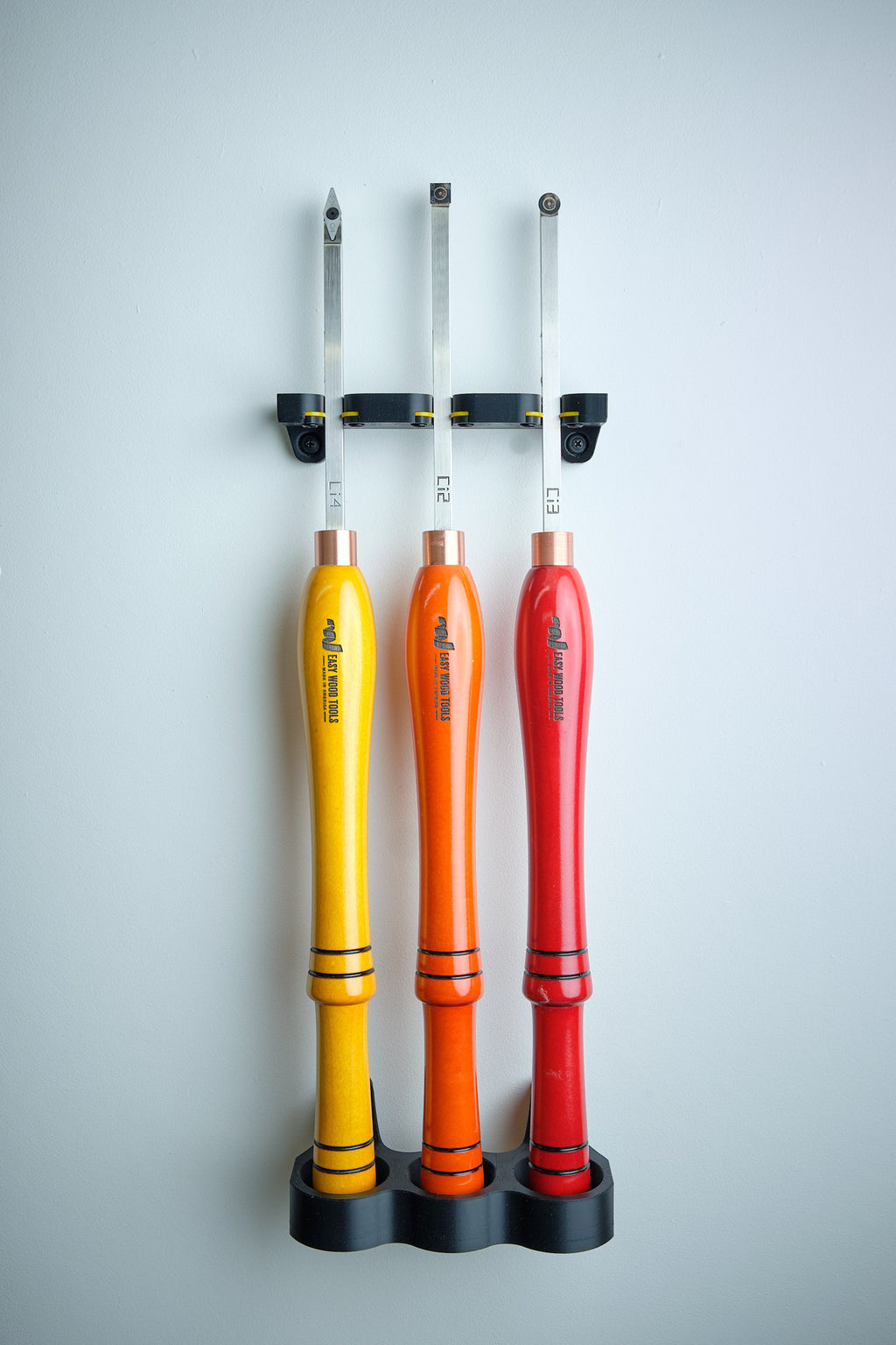 Tri Rack-a-Tool – Wall Rack for 3 Turning Tools