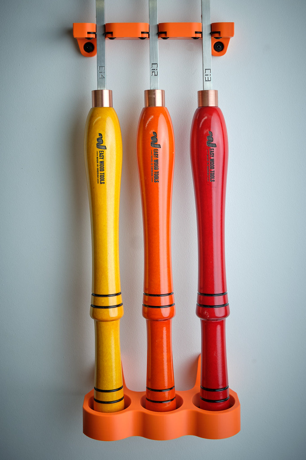 Tri Rack-a-Tool – Wall Rack for 3 Turning Tools