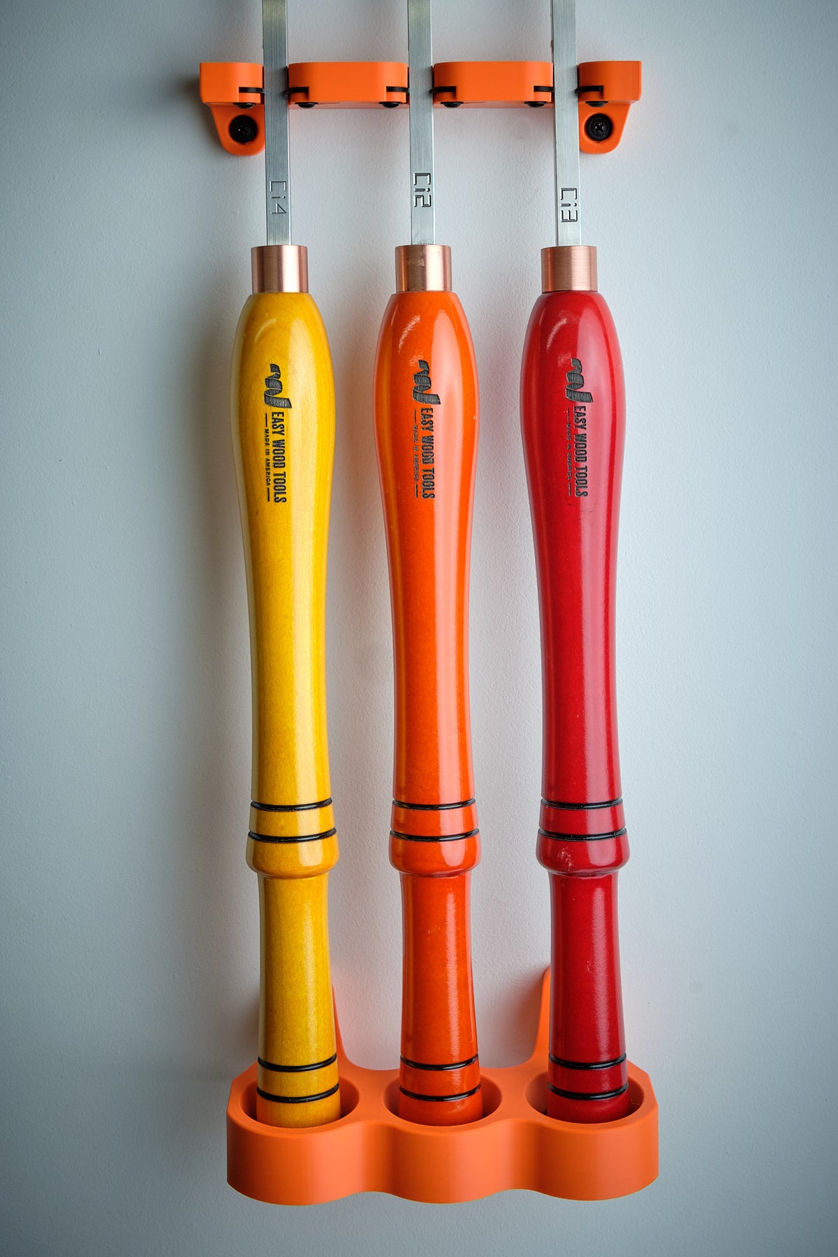 Tri Rack-a-Tool – Wall Rack for 3 Turning Tools