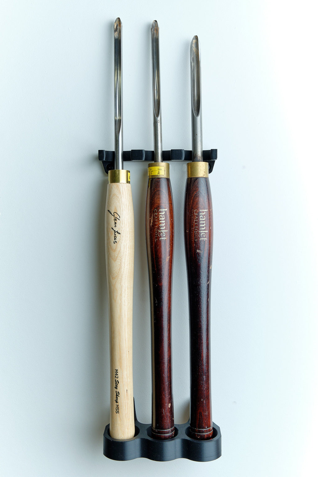 Tri Rack-a-Tool – Wall Rack for 3 Turning Tools