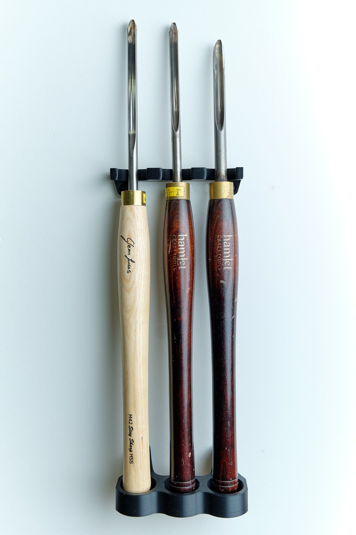Tri Rack-a-Tool – Wall Rack for 3 Turning Tools