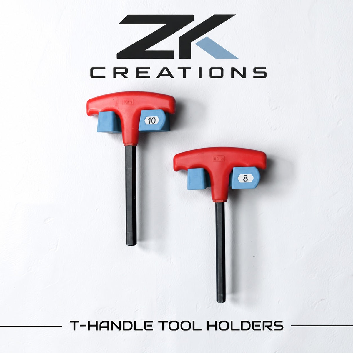 Lathe Chuck Key Holder – 8mm & 10mm Wall Mount